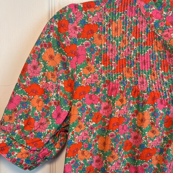 J. Crew X Liberty Meadow Song Mini Shirt Dress - Picture 3 of 7